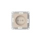 AtlasDesign Песочный Розетка без заземления со шторками, 16А, механизм, быстрозажимные клеммы  ATN001249S  SE