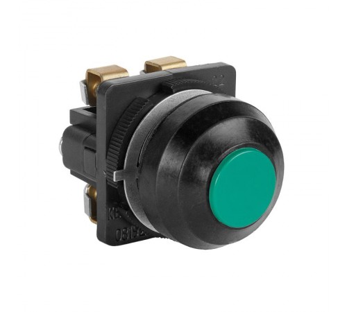 Выключатель кнопочный КЕ 081-У2-исп.2 (зеленый) 279862  КЭАЗ