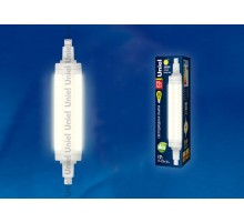 Лампа светодиодная LED-J118-12W/WW/R7s/CL PLZ06WH LED 12W прозр цоколь R7s  UL-00001555  Uniel
