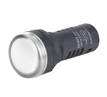 Индикатор ND16-22D/4C белый, встр. конденсатор, IP65 АС230В (R)  828065  CHINT