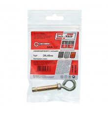 Анкерный болт с кольцом 8х45 (1 шт) - пакет ( 0,026 кг)  124365  Tech-KREP