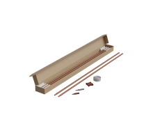 Комплект заземления из 4 стержней D=16 мм L=6 м безмуфтовый (конус Морзе) SCU  KTZ-D16-L6 SCU  КМ - профиль