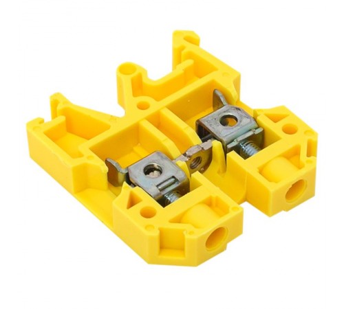 Колодка клеммная JXB-2.5/35 желтая EKF PROxima  plc-jxb-2.5/35y  EKF