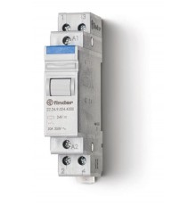 Модульный контактор; 2NC 20А; контакты AgSnO2; катушка 12В DС; ширина 17.5мм; степень защиты IP20 упаковка 1шт.  222490124000PAS  Finder