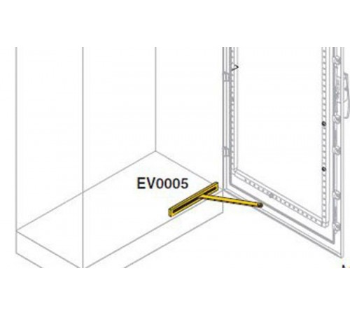 Фиксатор двери в открытом положении  EV0005  ABB