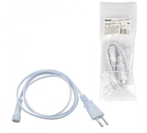 Провод для подключения светильника ULY-P9* к сети 220В. 120 см. Белый UCX-PT2/Y90-120 WHITE 1 STICKER  UL-00003854  Uniel