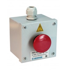 ПКУ-15-21.111-54У2 (КЕ141/2(1з+1р) красная, гриб с фиксацией + PG-13,5), пост управления  (ЭТ)  ET054790  Электротехник