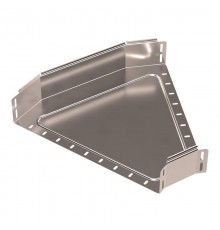 Угол горизонтальный 45 градусов Стандарт INOX (AISI 409) 500х100  PR16.3481  Промрукав