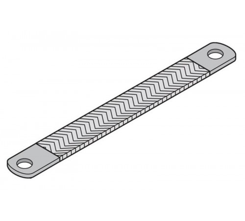 Шина заземления, гибкая 16d7-17x200(ШхД) (5шт)  AA6840  ABB