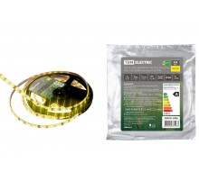 Лента светодиодная SMD2835-60 LED/м-IP20-12 В-4,8 Вт/м-желтый (5 м)  SQ0331-0306  TDM