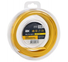 Трубка термоусадочная ТТУ нг-LS 12/6 желтая (2м/упак) IEK  UDR12-012-006-002-K05-T  IEK