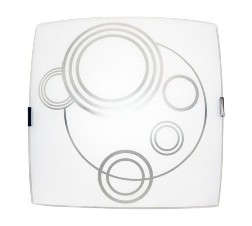 Светильник "Галактика" 300х300 НПБ 09-60-003 М83 матовый белый/кл.штамп металлик  1005205710  Элетех