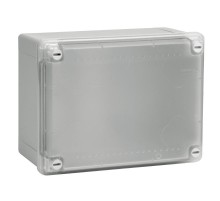Коробка распределительная с гладкими стенками. прозрачная. IP56. 150х110х70мм  54020  DKC