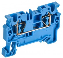 ARMAFIX Клемма пруж. CX4 BU 4мм2 проходная синяя  AF-CT40-00-K07-004  IEK