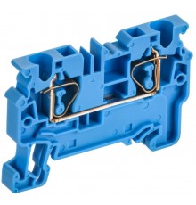 ARMAFIX Клемма пруж. CX4 BU 4мм2 проходная синяя  AF-CT40-00-K07-004  IEK