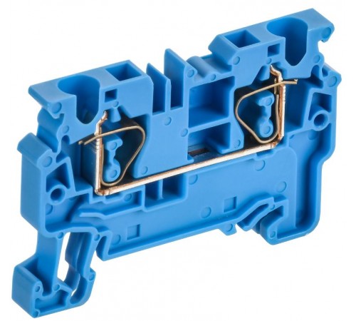 ARMAFIX Клемма пруж. CX4 BU 4мм2 проходная синяя  AF-CT40-00-K07-004  IEK