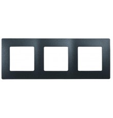 Etika Антрацит Рамка 3-ая  672583  Legrand