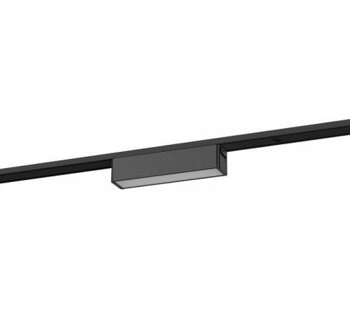 Магнитный трековый светильник  TRM-S5-1-6W4K-BK с заливающим светом для тонкой магнитной системы 6Вт 4000К черный  Б0059047  ЭРА