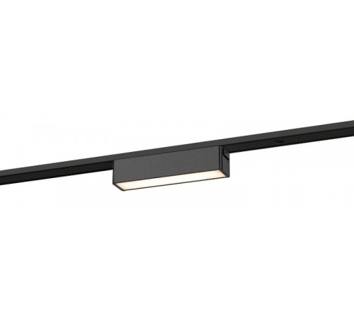 Магнитный трековый светильник  TRM-S5-1-6W4K-BK с заливающим светом для тонкой магнитной системы 6Вт 4000К черный  Б0059047  ЭРА