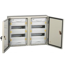 Корпус металлический ЩРн-2x24з-1 (ВхШхГ) 454х620х135мм У2 IP54 PRO  MKM16-N-2X24-54-ZU  IEK