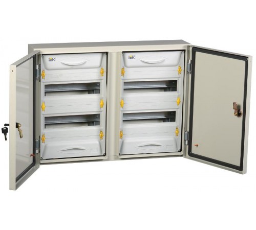 Корпус металлический ЩРн-2x24з-1 (ВхШхГ) 454х620х135мм У2 IP54 PRO  MKM16-N-2X24-54-ZU  IEK