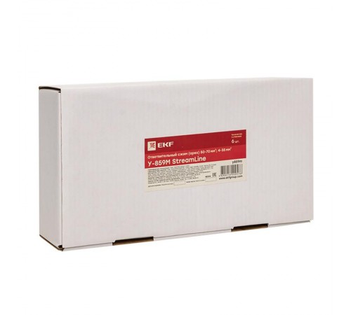 Ответвительный сжим (орех) У-859М (50-70 мм2; 4-35 мм2) StreamLiney859mEKF