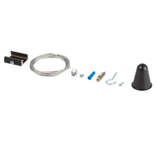 Комплект для подвесного монтажа STR-30-B-MK-3 для трехфазного шинопровода черный 3м  Б0049747  ЭРА