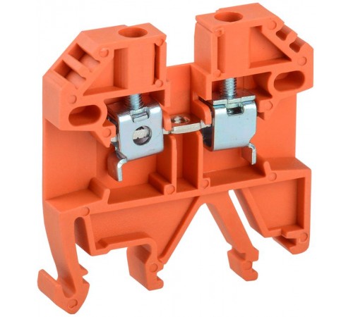 Клемма винтовая КВИ-4мм2 оранжевая  YZN30-004-K09  IEK