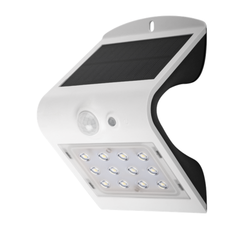 Светильник садовый на солнечной батарее SLR-W03-wh настен., бел., датчик диж-я  .5033399  ФАZА