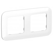 FLITE Artistic Рамка 2-ая РУ-2-А-ФлБ белый  FI-M22-31-20-K01  IEK