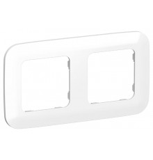 FLITE Artistic Рамка 2-ая РУ-2-А-ФлБ белый  FI-M22-31-20-K01  IEK