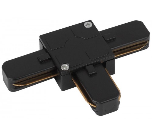 Коннектор для шинопровода Т-образный черный TR7-C 2W T BK  Б0032182  ЭРА