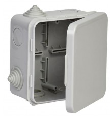 Коробка расп. КМ 100х100х50мм о/к IP54 4 вв. (7035)  UKO31-100-100-050-K03-54G  GENERICA