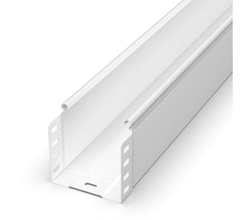 Лоток неперфорированный Стандарт 100х100х3000 (0,7 мм) RAL 9003 (6 м/уп)  PR16.10296  Промрукав