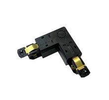 Соединитель внешний L-образый черный левый  V4-R4-05.0010.TRK-0001  VARTON