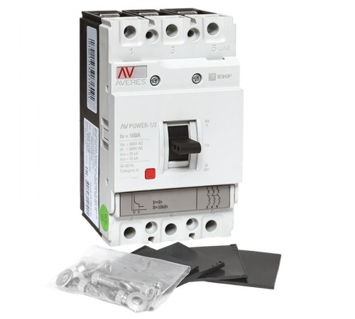 Выключатель автоматический AV POWER-1/3 160А 35kA TR  mccb-13-160-TR-av  EKF