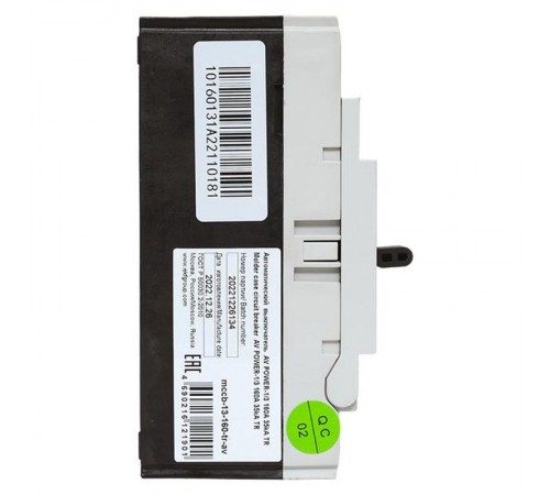 Выключатель автоматический AV POWER-1/3 160А 35kA TR  mccb-13-160-TR-av  EKF