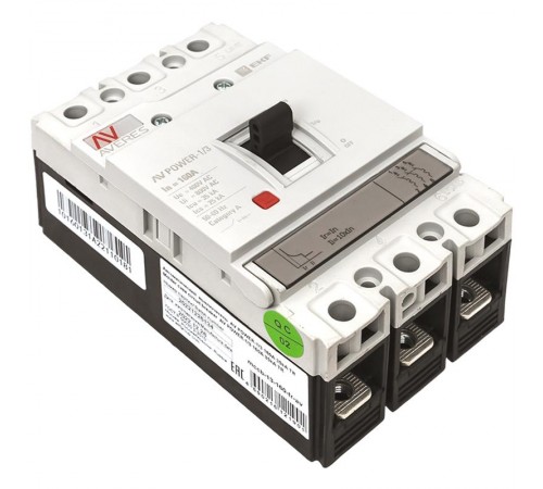 Выключатель автоматический AV POWER-1/3 160А 35kA TR  mccb-13-160-TR-av  EKF