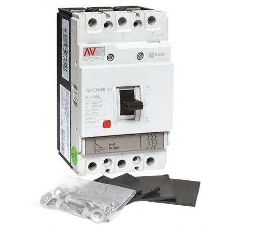 Выключатель автоматический AV POWER-1/3 160А 35kA TR  mccb-13-160-TR-av  EKF
