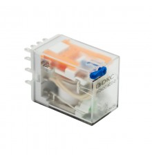 Одиночное реле, 4 перекидных контакта, 24 В DC, до 6 А  IR-24DC-4CO-D  DKC