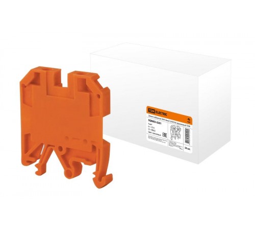 Зажим наборный ЗНИ-4мм2 (JXB35А) оранжевый  SQ0803-0201  TDM