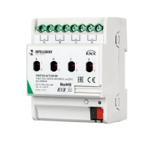 INTELLIGENT ARLIGHT Релейный модуль KNX-704-SW20-DIN (BUS, 4x20A)  025663  Arlight