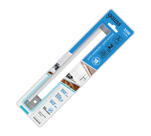 Светильник сенсорный модель E 3,5W 350lm 4000K 170-260V 300mm PIR  9024531235  Gauss