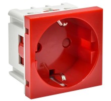 PRIMER РКС-20-32-П-К Розетка з/к з/ш в/з красная  PR-KK40D-RSZH-2-2-K04  IEK