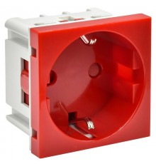 PRIMER РКС-20-32-П-К Розетка з/к з/ш в/з красная  PR-KK40D-RSZH-2-2-K04  IEK