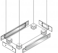 Фланцы цоколя боковые,нерж.400х100(2шт)  ZN4011X  ABB