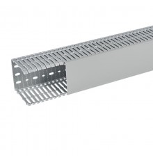 Кабель-канал (крышка + основание) Transcab - 100x100 мм - серый RAL 7030  636122  Legrand