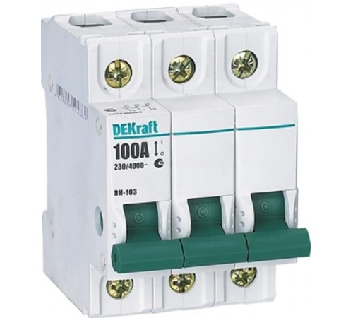 Выключатель нагрузки 3Р 63А ВН-103  17062DEK  DEKraft