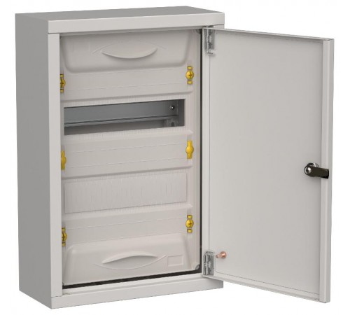 TITAN 5 Корпус металлический ЩРн-24 (1х24) 460х310х140 IP31 сер  TI5-50-N-024-31-7035  IEK