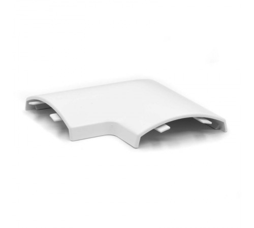 APSP W Плоский угол для напольного канала 75х17. белый  05911  DKC